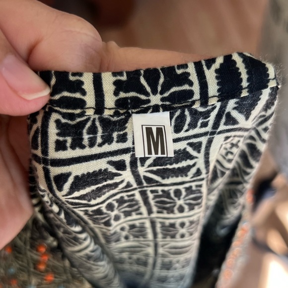 Beautiful beaded sequined Indian Pakistani knee length dress with slits Sz M - Picture 11 of 14